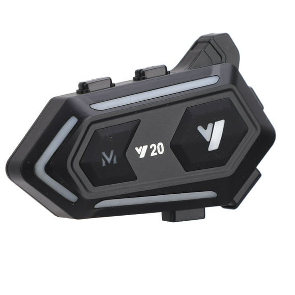 Motorcycle Helmet Speaker, 2 Device Connectivity Motorcycle Headset with Adhesive for Riding