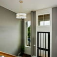 thumbnail image 5 of Modern Gold Chandelier Light 3-Light Drum Shade Pendant Light Fixture for Dining Room, 5 of 7