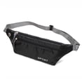 thumbnail image 1 of Riñonera deportiva para hombre, para deportes al aire libre, para correr, fitness, impermeable, para teléfono móvil, color negro, 1 of 5