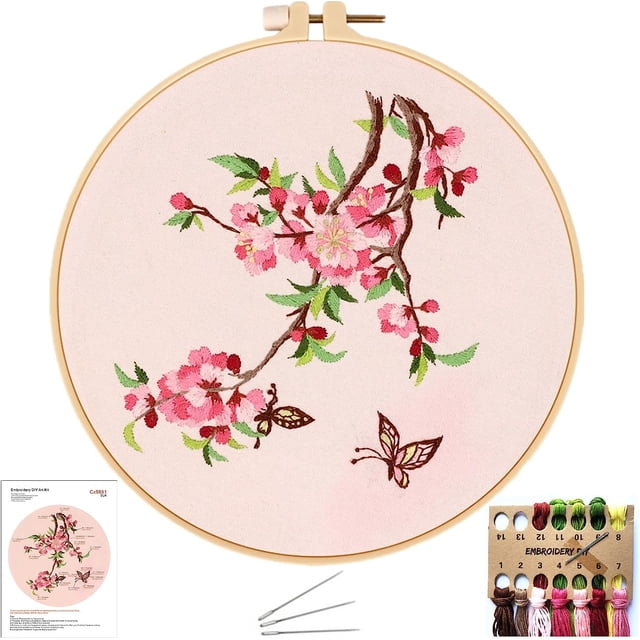 Kits de bordado para adultos para manualidades y kits de bordado para principiantes.
