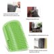 thumbnail image 4 of Paquete de 2 peluqueros largos para gatos, rascador con peine de masaje para gatos con bolsa para hierba gatera, 4 of 5