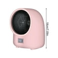 thumbnail image 2 of Cordless Electric Heater, Rechargeable Portable Space Heater for Desk & Camping, Fast Quiet Heating with Durable Turbine, Personal Mini Heater for Home Office, 2 of 5