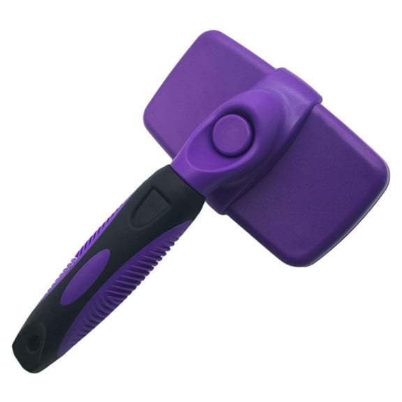 1PC Pet Hair Removal & Grooming Kit, Pet Hair Brush for Shedding Long and Short Hair, Easy Clean Retractable Bristles For Cat, Dog