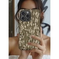 thumbnail image 6 of for iPhone 15 Pro 6.1 Inch Cute Girly Women Case, Compatible with Magsafe Slim Colorful Sparkle Seashell Pattern Translucent Cover Soft TPU Protective Magnetic Bumper Case, Blue, 6 of 6