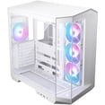thumbnail image 2 of Gabinete Gamer MSI MAG PANO 100R PZ WHITE ATX Media Torre 4 Fan Cristal Templado USB-C ARGB, 2 of 6