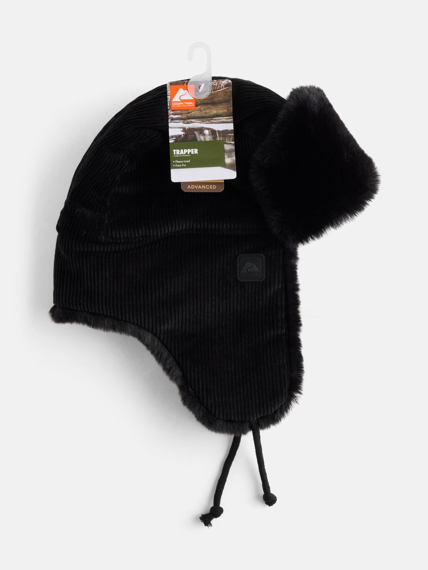 Ozark Trail Women's Corduroy Trapper Hat, Black