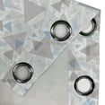 thumbnail image 4 of Ambesonne Grommet Curtain, , 50"x108", Brown Pale Blue White, 4 of 5