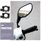 thumbnail image 3 of 2Pcs Motorcycle Mirror Mount Motorbike Mirror Clip Motorbike Mirror Holder Motorcycle Accessories, 3 of 6