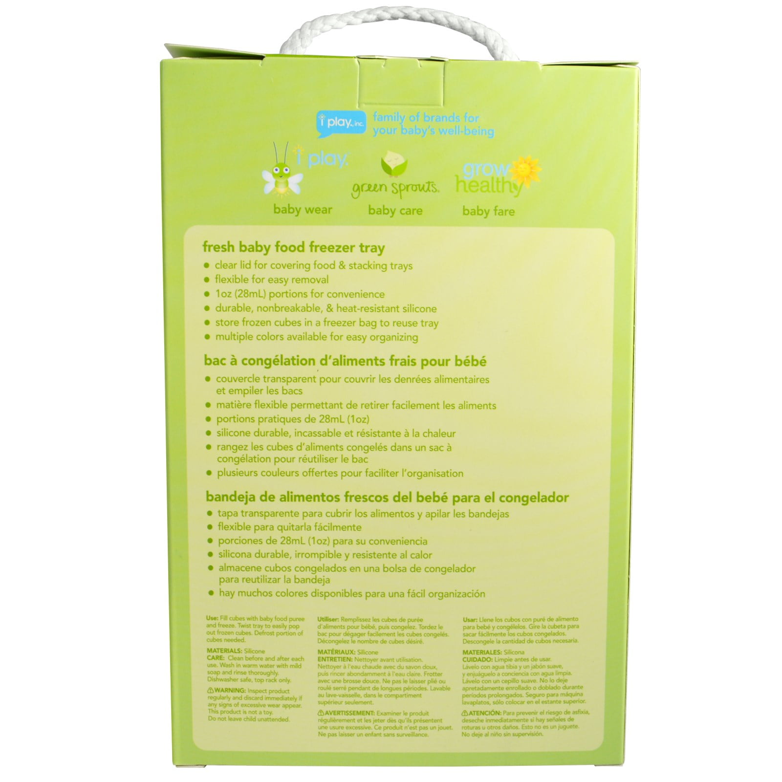 Green Sprouts® Fresh Baby Food Freezer Tray - Aqua, 1 ct - Kroger