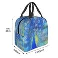 thumbnail image 3 of Disketp Peacock Bolsa Térmica para Almuerzo para Hombre y Mujer, Ideal para Trabajo, Senderismo y Picnic, 3 of 8