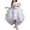 White, variant on TBWNWG Girls Solid Color Irregular Mesh Lace Knee Length Trailing Wedding Puffy Dress for,Sizes 9-10 Years