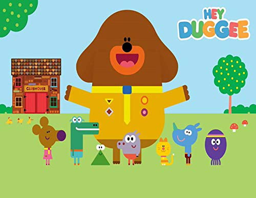 HEY DUGGEE DOG AND A STICK edible cake topper decorations 