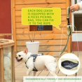 thumbnail image 4 of ZHAOCHENG Correa para perro reflectante de nailon ajustable de alta calidad, sin tirones, con asa acolchada suave, bolsa para excrementos de perro y campana pequeña, número de bricolaje de 1,1 a 1,5 m, 4 of 5