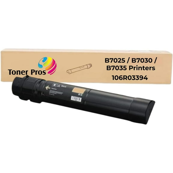 Toner PROS (TM) Xerox Versalink 106R03394 Toner Cartridge - Black Extra High Yield Toner Replacement for Xerox Versalink B7025 / B7030 / B7035 Printers - Pages Yield 30,000, 1 Pack