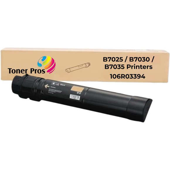 Toner PROS (TM) Cartouche de Toner Remanufacturée Xerox Versalink 106R03394 - Toner Noir Rendement Extra Élevé Remplacement pour Imprimantes Xerox Versalink B7025 / B7030 / B7035 - Pages Rendement 30,000, 1 Pack