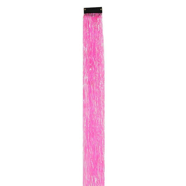 1Pcs Hair Tinsel Clip In Hair Extensions Bling Silk For Flare Strands Shining Sparking Hair
