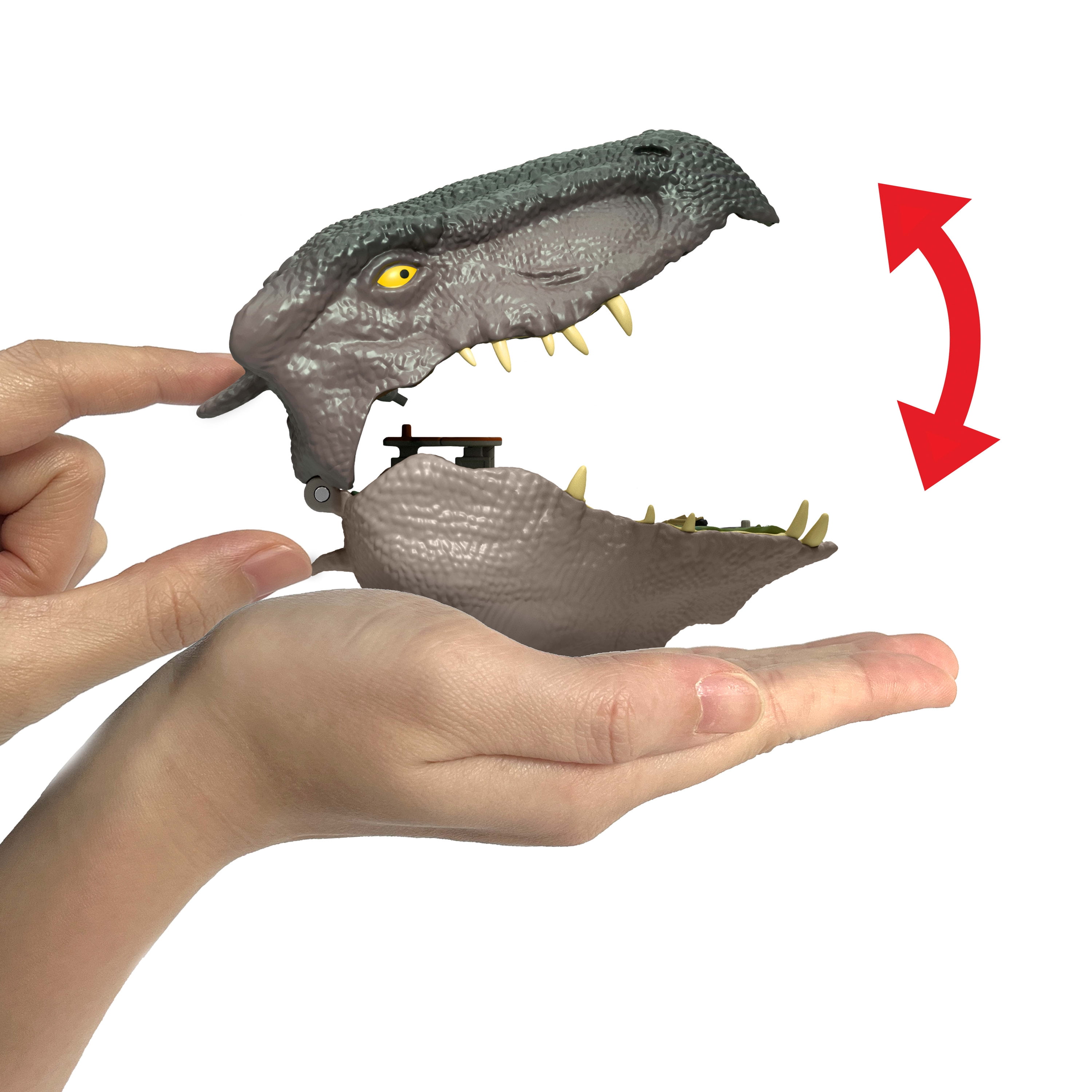 Jurassic World Rebirth Micro Adventure Distortus Rex Playset, Interactive Features & 6 Figures