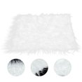 thumbnail image 4 of EeaseMX Manta de la fotografía del bebé Foto de bebé Props Fotografía recién nacido DIY Alfombra fotográfica suave edredón de piel (Blanco), 4 of 7
