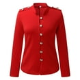 thumbnail image 2 of Vedolay Women's Tops Women's Casual Office Blazer Jackets Fashion Front Open with Pockets,Red XL, 2 of 5