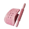 thumbnail image 1 of Dispositivo de descompresión espinal con rodillo de masaje, tabla espinal, rompedor de cuello para mujeres y hombres, sofá cama en casa. Rosa, 1 of 10