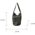 thumbnail image 5 of Zhengup Retro Bucket Shoulder Bag for Women Leopard Print Y2K Underarm Tote Bag Handbag Soft Canvas Top Handle Purse, 5 of 7