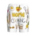 thumbnail image 4 of Rocae Home Cooking for Men's Soft Sleep Pajama Shorts, Waistband and Pockets, 4 of 9