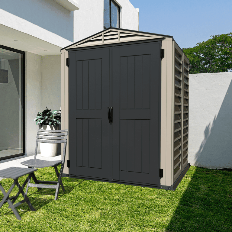 Duramax YardMate Plus 5x5 Vinyl Shed with Steel-Reinforced