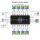 thumbnail image 2 of Controlador ARGB 5 V y 3 Pines, Concentrador de Ventilador PWM , para Caja Computadora Direccionable Negro, 2 of 5