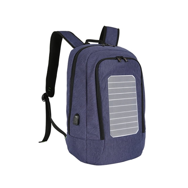 Greeniant con puerto de carga USB 5V solar Escalada escolar al aire libre deportiva de negocios impermeable carpas Azul oscuro