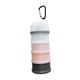 thumbnail image 3 of Contenedor de proteínas Dispensador de proteínas Portátil Multiusos Cómodo Práctico 4 Gris Naranja Blanco, 3 of 9