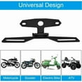 thumbnail image 6 of Universal Motorcycle License Plate Holder Tail Rear 2DP5 Light Br Mount, 6 of 7
