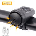 thumbnail image 3 of Bocina eléctrica recargable por USB para bicicleta y motocicleta, 4 modos, alarma antirrobo para ciclismo de montaña y carretera, accesorios para bicicleta, 3 of 4