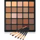 thumbnail image 1 of Vodisa Paleta de sombras de ojos neutras desnudas, sombras de ojos mate y brillantes, sombra de ojos mezclable de larga duración con juego de brochas de maquillaje, paleta de polvo de alto pigmento re, 1 of 5