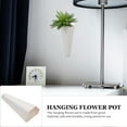 thumbnail image 5 of KALLORY 6-Pack White Wall Hanging Flower Pots Creative for Home Decor Indoor Outdoor Garden, 5 of 11