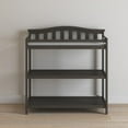 thumbnail image 4 of Child Craft Arch Top Changing Table with Pad & Safety Strap, 2 Storage Shelves, Anti-Tip Kit, Dapper Gray, 4 of 8