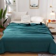 thumbnail image 3 of Comforter,Quilts For Queen Bed Cozy Washed Air Conditioner Quilt Lightweight Cotton Quilt – Comfortable & Simple Summer Cool Thin Quilt Bedding For Home Dormitory Solid Color 39x59 in, 3 of 7