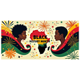 thumbnail image 6 of LUUFILx Black History Month Backdrop Decoration Photography Props Starry Night Party Supplies Banner Event Decoration Background, 6 of 8