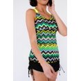 thumbnail image 4 of POGLIP Débardeur Tankini à Imprimé Géométrique Vert pour Femmes, 4 of 6