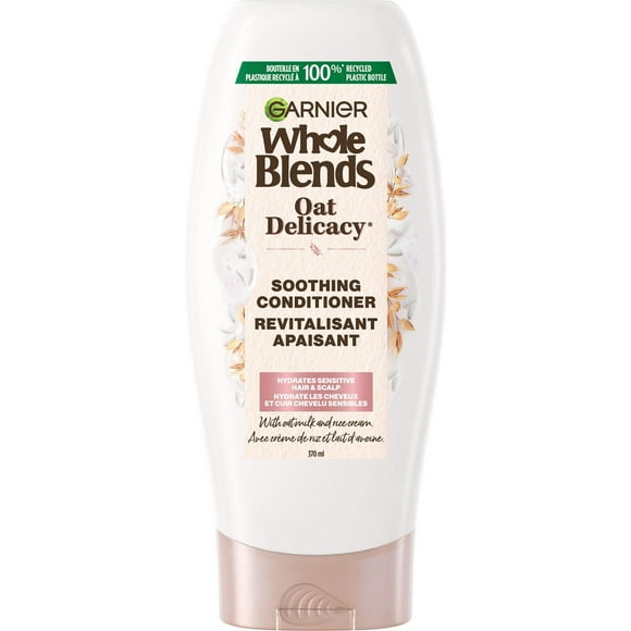 Garnier Whole Blends Oat Delicacy Conditioner, 370 mL, Oat Delicacy