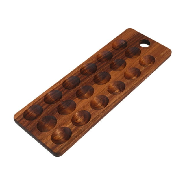 Lipstore Egg Holder Tray Multipurpose Egg Storage Rack for Tabletop Fridge Restaurant 18 Holes