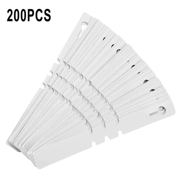 200Pcs Plant Labels Flexible Pvc Plastic Tags Plants Marker Supplies For Greenhouses Nursery Stock Flowers Fruit Trees Potting