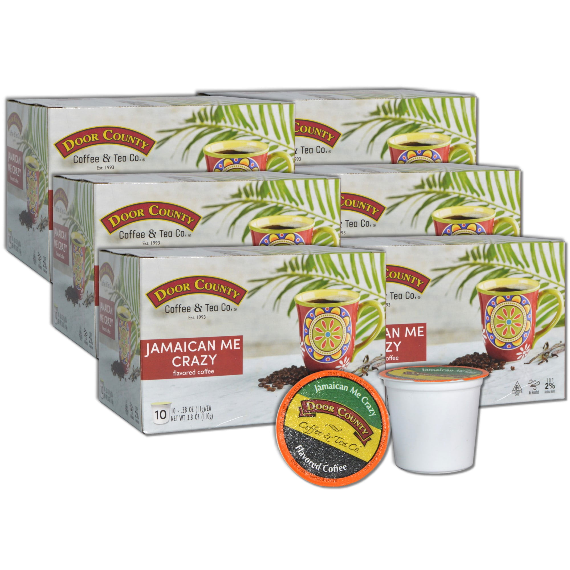 Door County Coffee Jamaican Me Crazy Flavored Specialty SingleServe