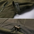 thumbnail image 2 of RXMEKW Mens Fleece Jacket, Outdoor Sports Fleece with Stand Collar and Hood, 2 of 4