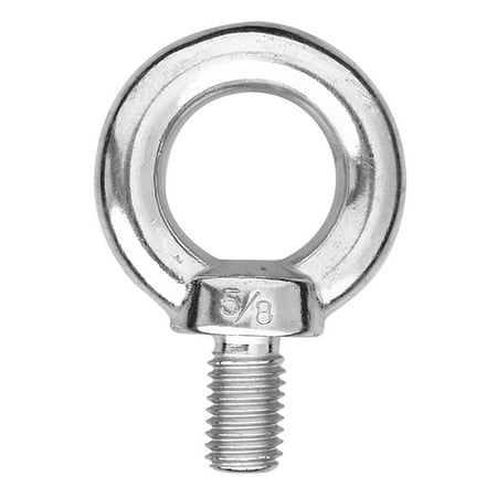

Stainless Steel 316 5/8 Lifting Eye Bolt 5/8 UNC Marine Grade