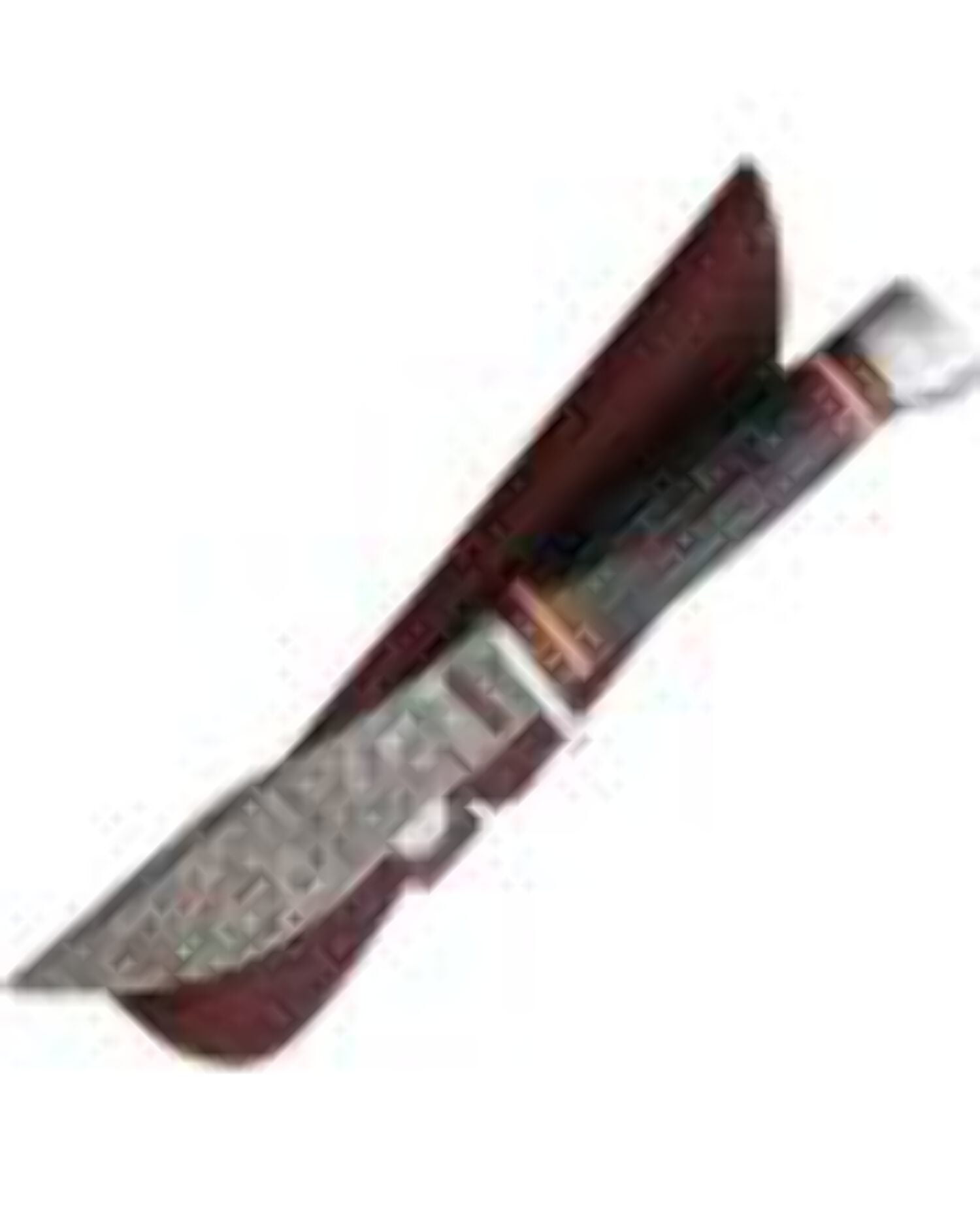 Fixed Blade Horn Damascus