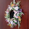 thumbnail image 4 of Daisy Wreath Daisy Chain Wreath, 50cm Artificial Floral Hoop for Front Door Wall, Bohemian Spring Summer Wedding Ceremony Decor, Fake Flower Garland Daisy Chain Wreath, 4 of 9
