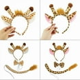 thumbnail image 3 of Giraffes Hair Hoop Plush Giraffes Headband Giraffes Headwear Headband For Women Girl Cartoon Plush HairBand Headdress, 3 of 10