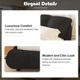 thumbnail image 5 of LLappuil Upholstered Platform Bed Queen Size, Oversized Wood Bed Frame with Padded Backrest Black, 5 of 8