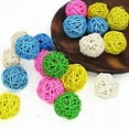 thumbnail image 4 of 10pcs Rattan Ball Bird Toy DIY Accessory Toy for Parrot Budgie Parakeet 4cm, 4 of 8