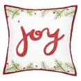 thumbnail image 1 of Mistletoe Holiday Pillow Red/Green, 1 of 1